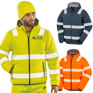 Veste de sécurité réfléchissante recyclée 