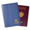 Protège-passeport en cuir